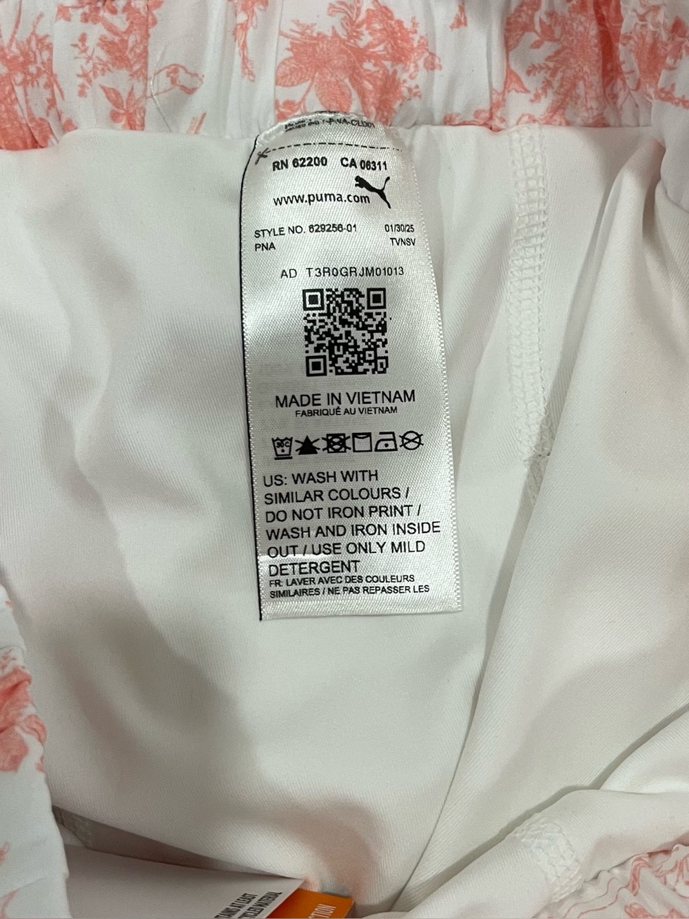 NWT Puma Women's Sandy Printed Skirt 16" Pink Fruit - Picture 15 of 16
